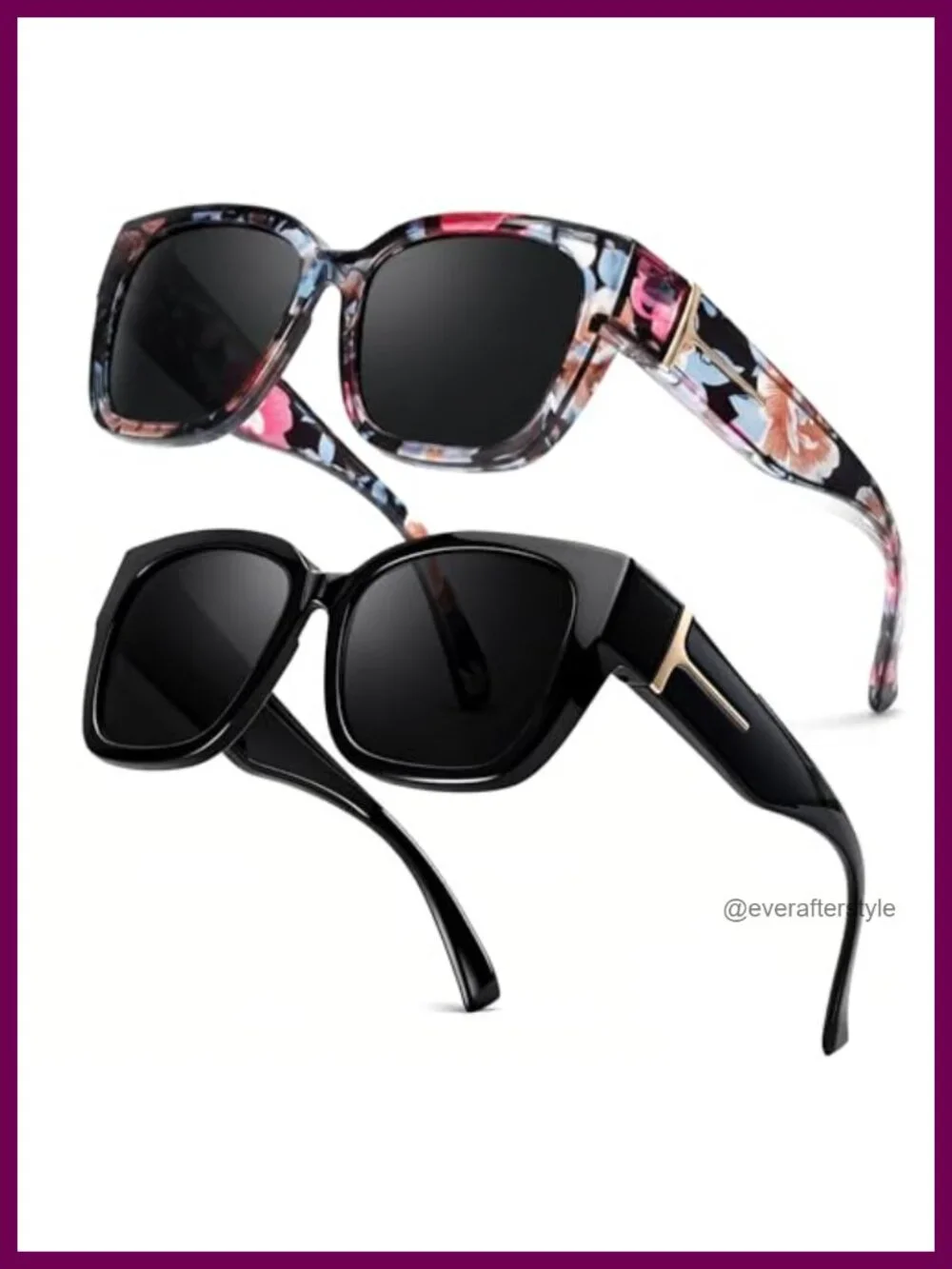 Polarized Fit Over Sunglasses for Women UV400 Protection TR90